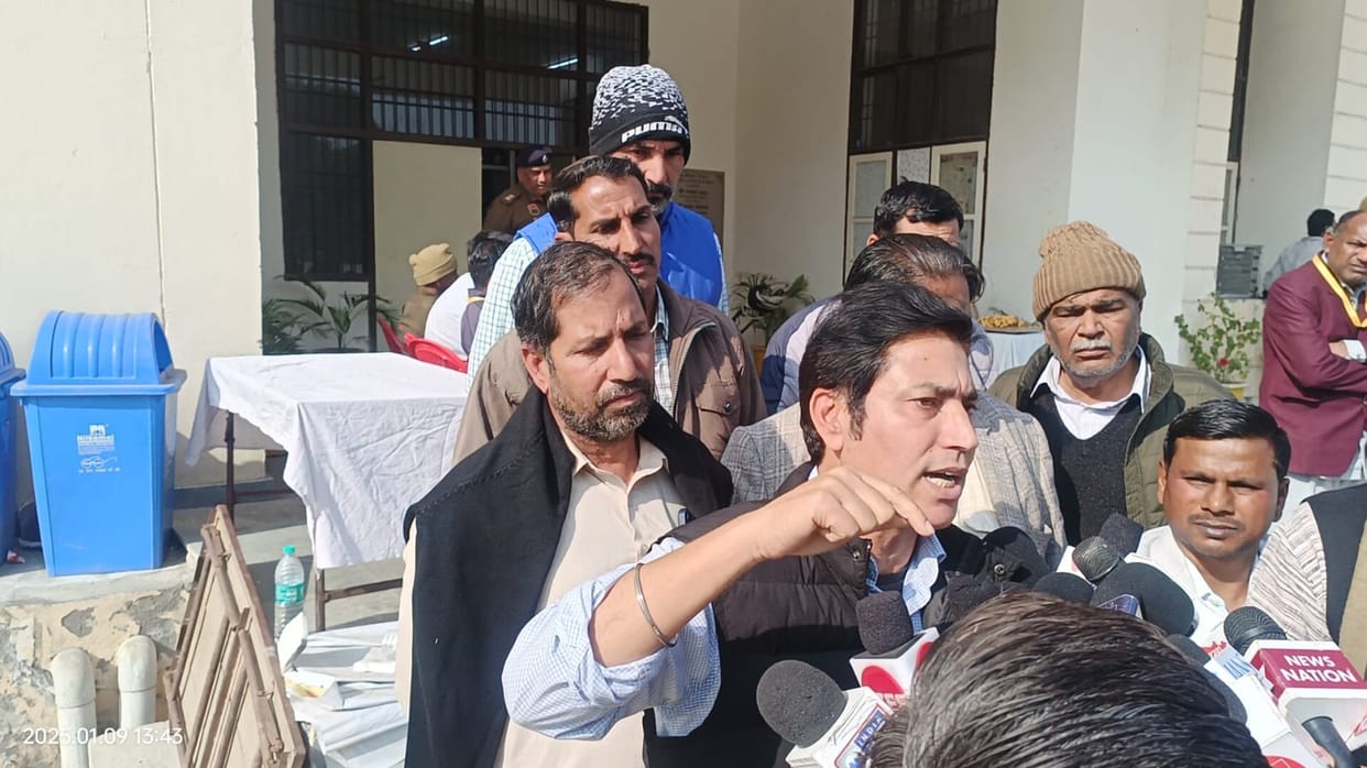 Congress candidate got angry after seeing the mock poll, stopped the process, said- will go to court