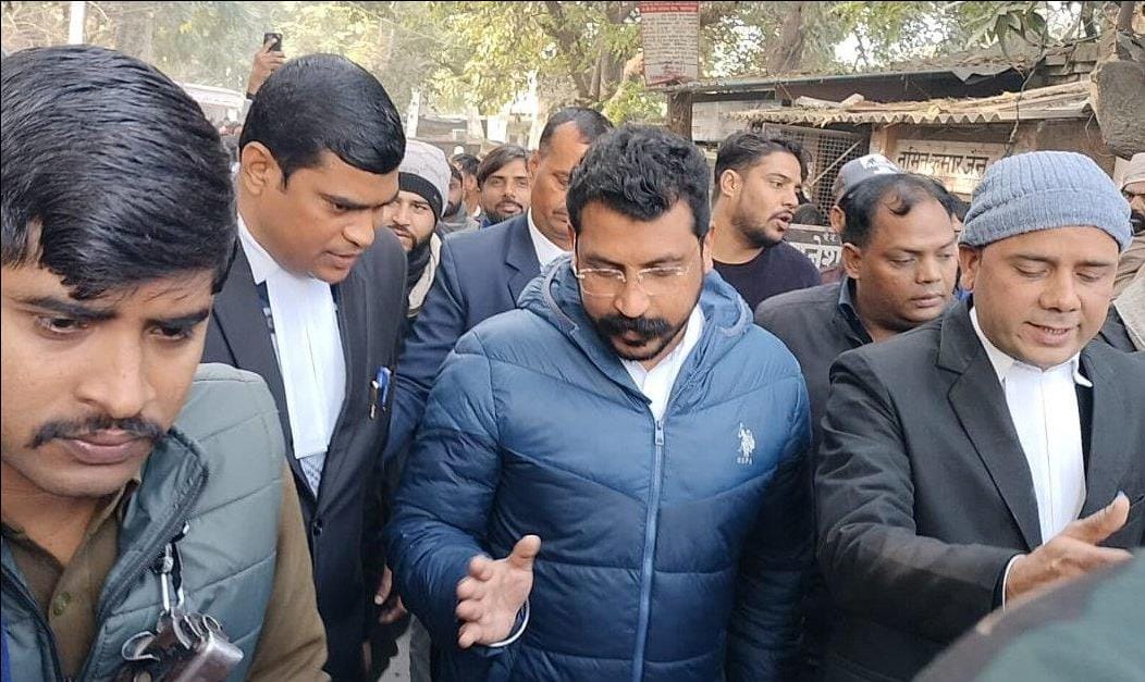 Nagina MP Chandrashekhar appeared in court
