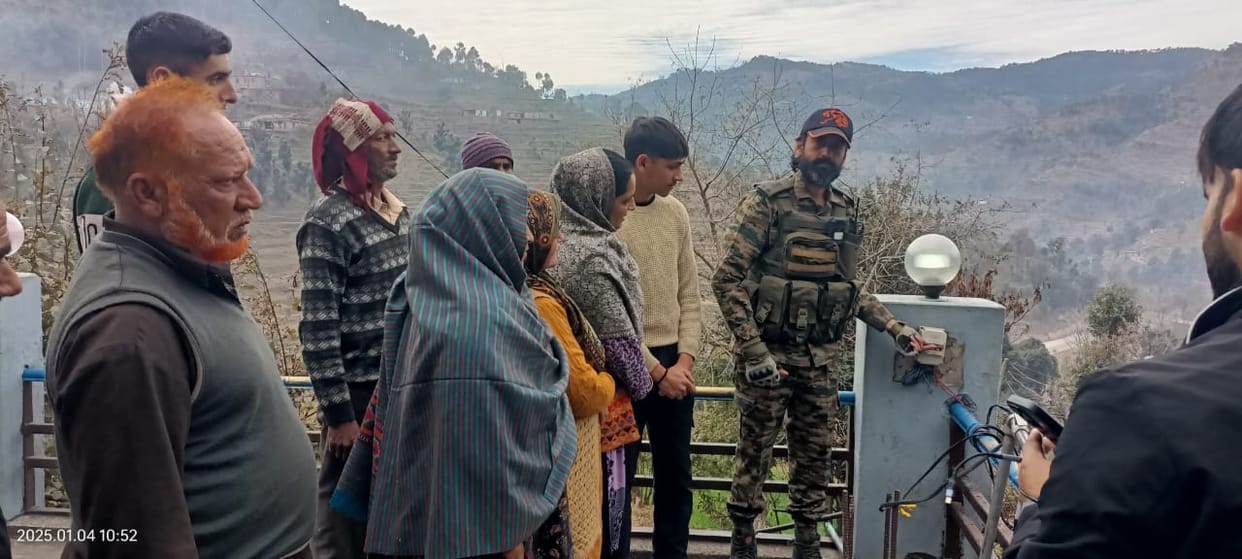Inauguration of borewell and water pump