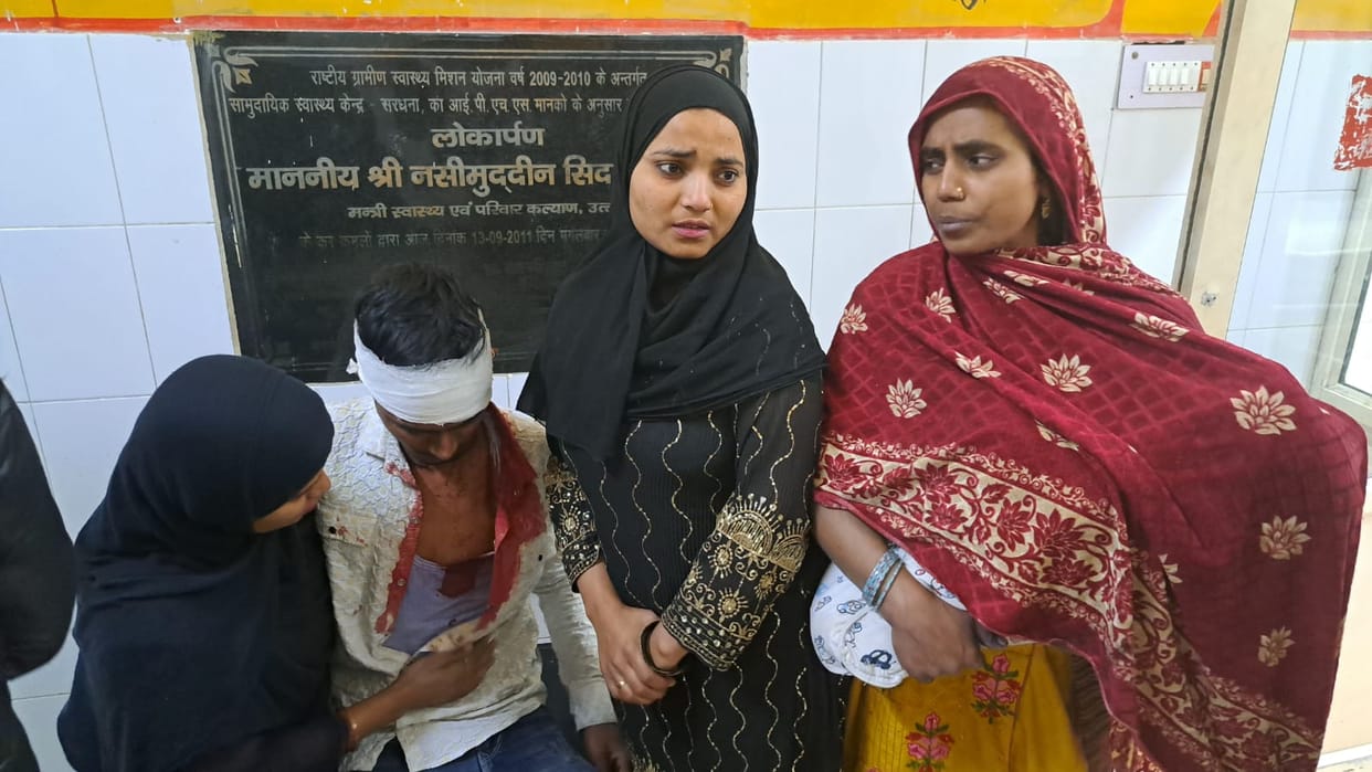 A youth was attacked with a sharp weapon in protest against creating a ruckus