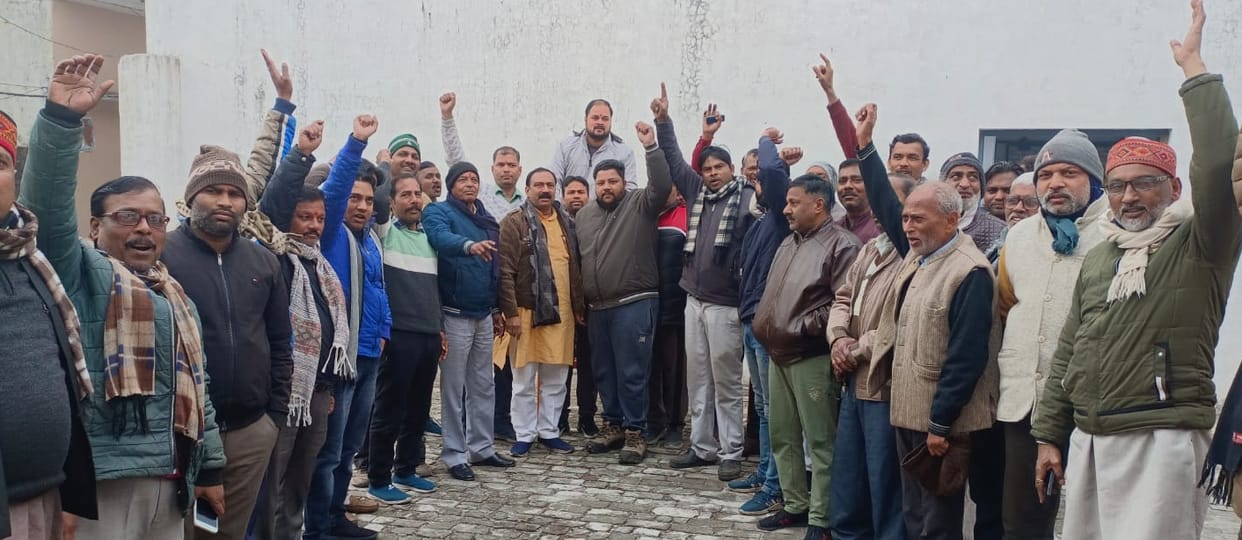 BJP workers came in protest against the newly appointed BJP Mandal President