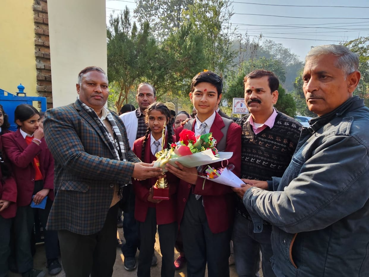 Welcome to Kapish who returned after winning in the National Children's Science Fair.