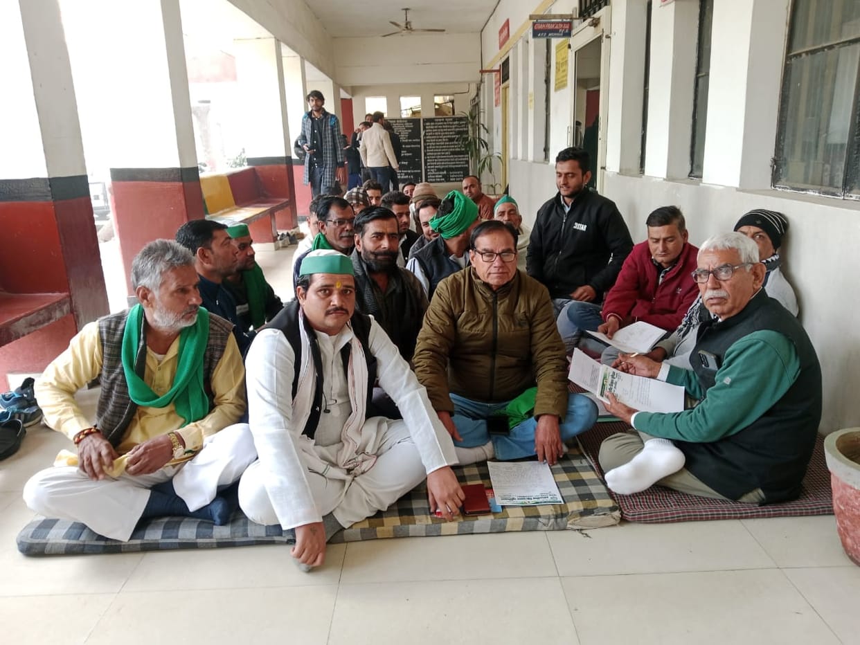 BKU apolitical staged monthly panchayat dharna