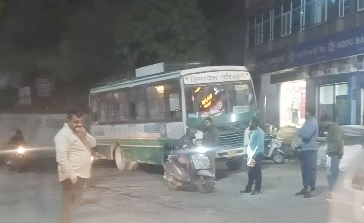 The wheels of the bus stopped after travelling one and a half kilometres