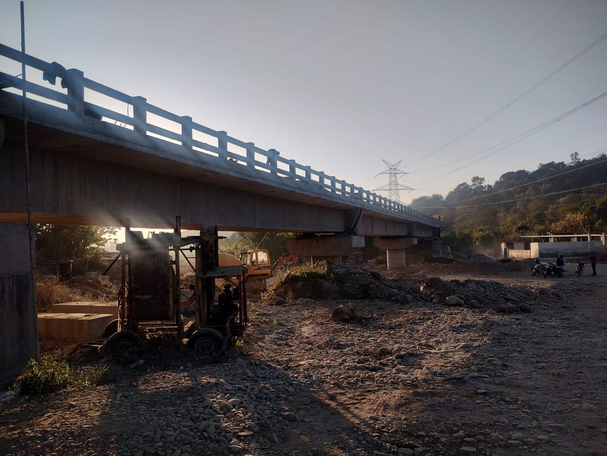 The bridge near Chamboh will be ready in a month, people of 15 villages will be benefited.