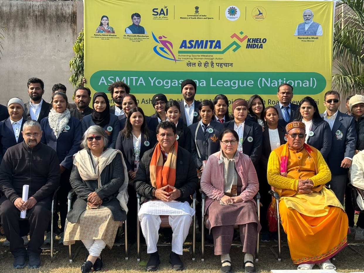 Rashtriya Asmita Khelo India Women Yogasana League concludes
