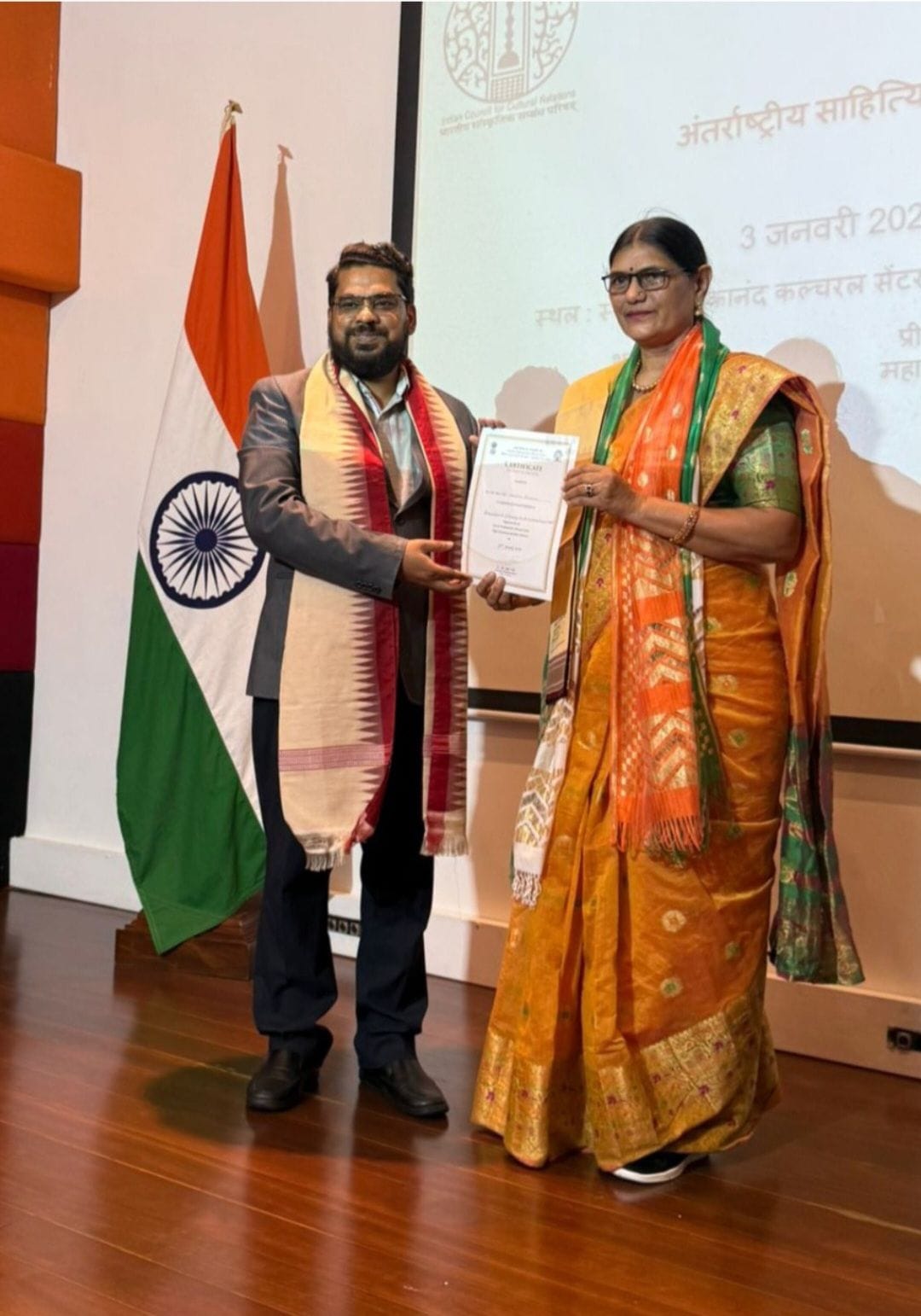 Dr. Krishna Kumari won applause with Haryanvi folk song