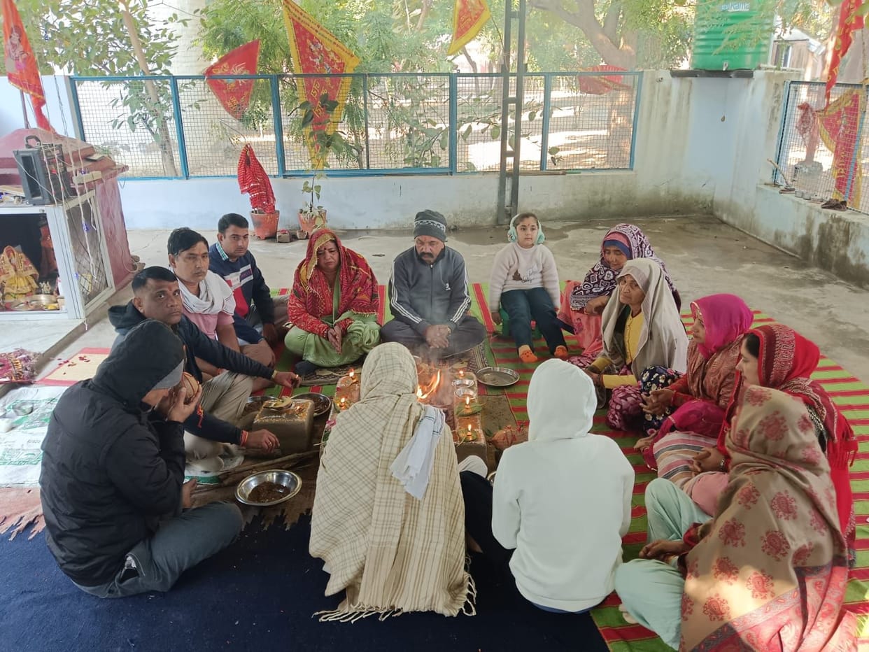 Havan performed on Ekadashi in Naseebpur jail