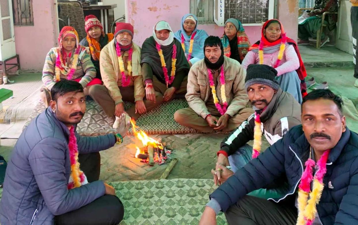 Municipal council employees remained on hunger strike for the second day, accusing the government of negligence