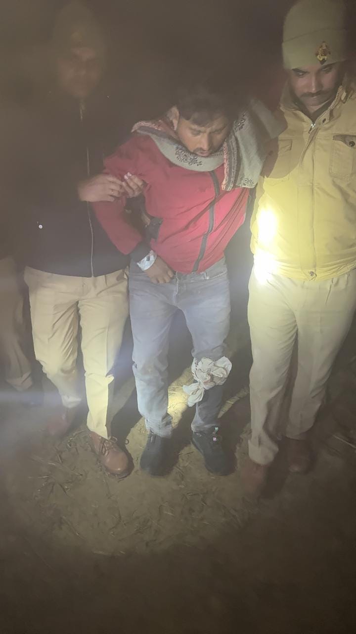 Police caught two cowherds after the encounter