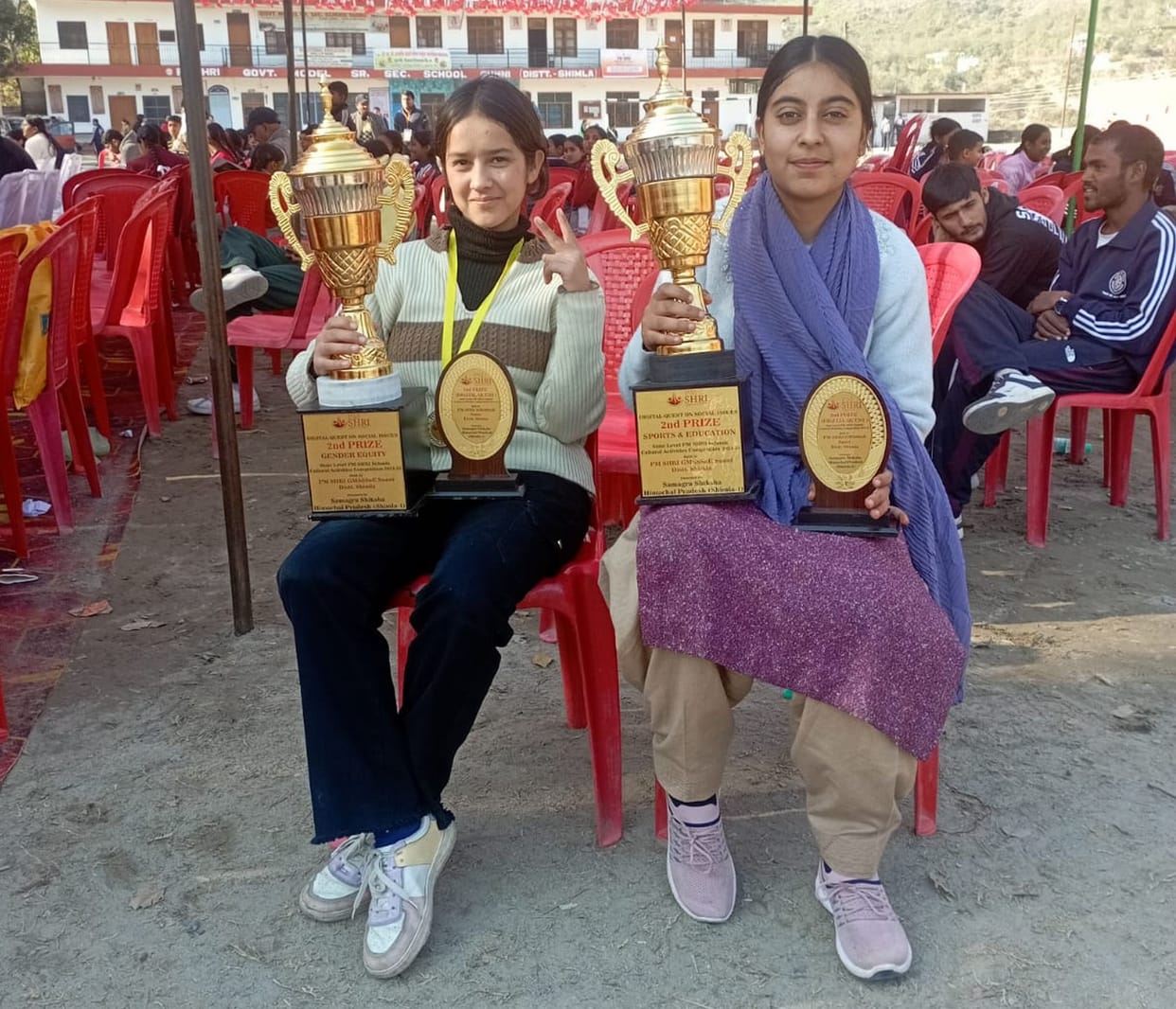 Two students of Churah shined in the cultural competition