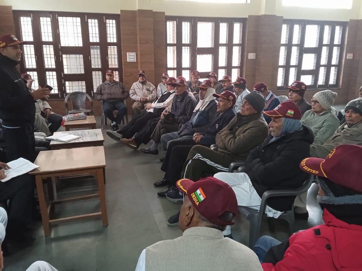 District level meeting of Indian Veteran Organization held