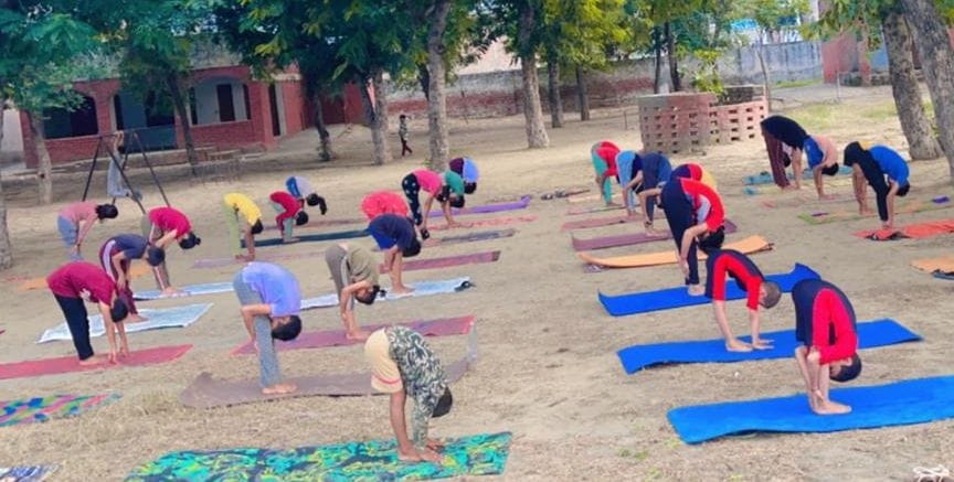 Joshi Seva Samiti organized yoga camp in Igrah village