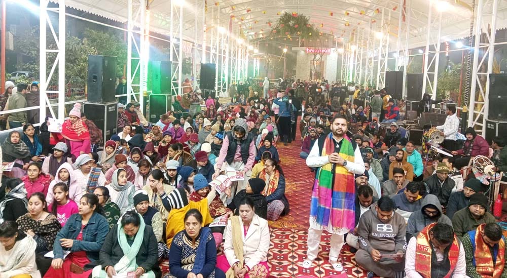 The name of the donor of my head is heard all over the world and the devotees dance to it