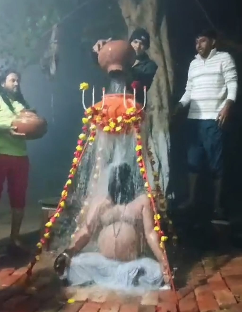 Baba Sushil Nath's Jaldhara tapasya concludes today