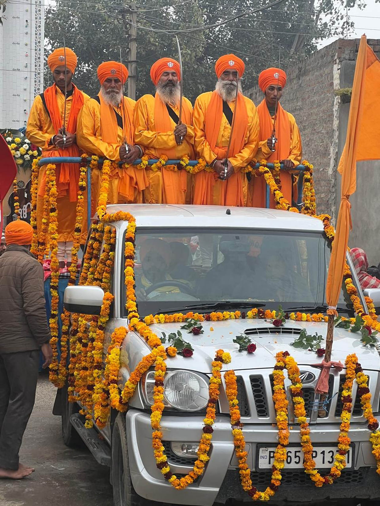Nagar Kirtan was carried out with devotion in village Kamana