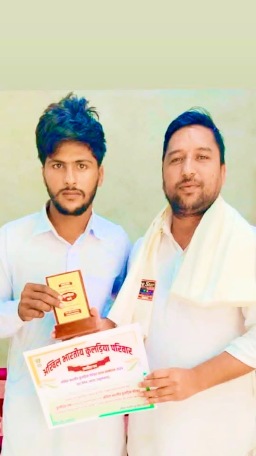 Rajkumar of Shahpuria village became the youth state head of Kuldia Khap