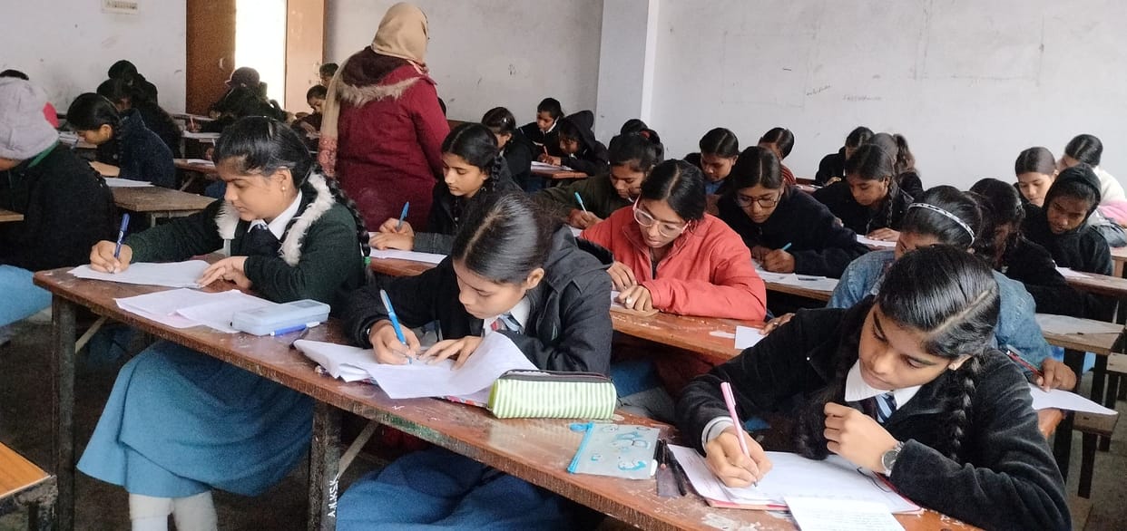 Pre board examinations of high school and intermediate started