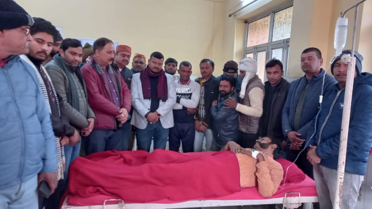 The condition of BJP Shakti Kendra coordinator sitting on hunger strike deteriorated.