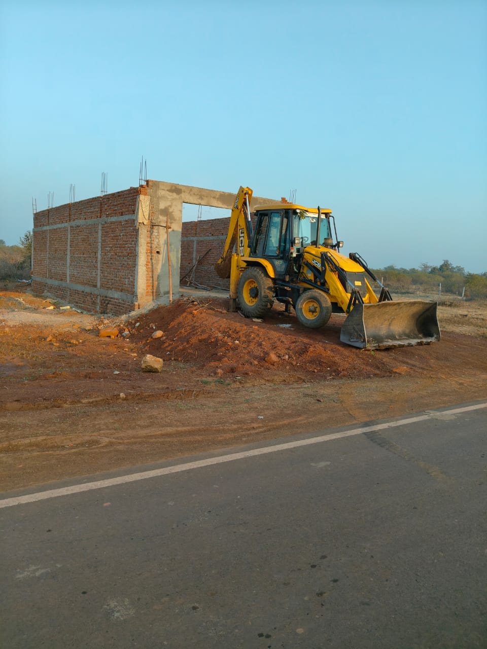 The encroacher accused the police and forest officials of taking money to build a house on government land