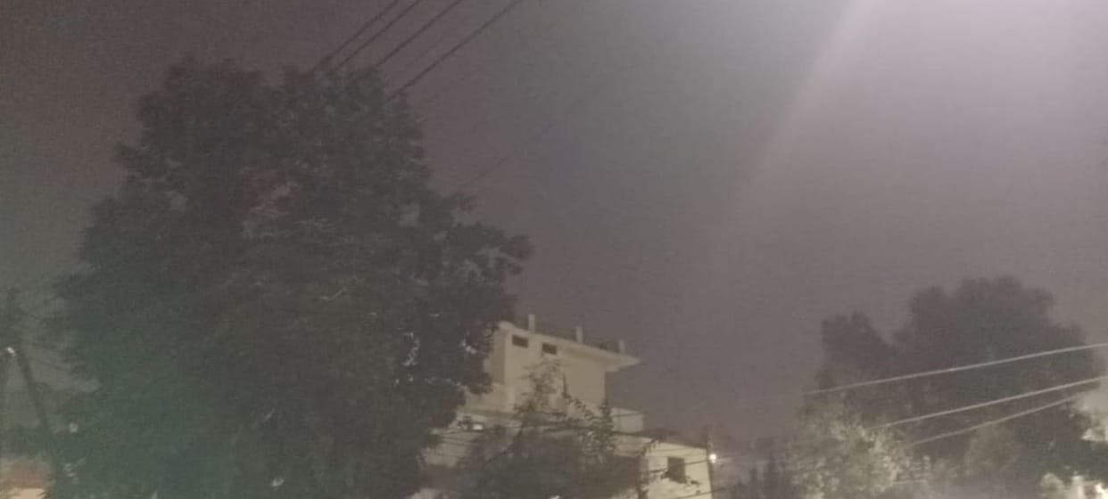 Cold increased due to rain and fog, warning of hailstorm