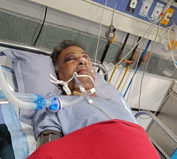 A businessman was attacked for protesting against buffalo theft, his condition is critical