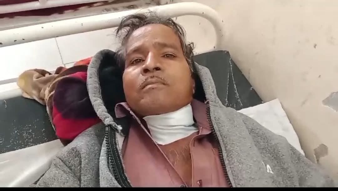 Burhanpur: The banned Chinese Manjha got wrapped around the bike rider's neck,