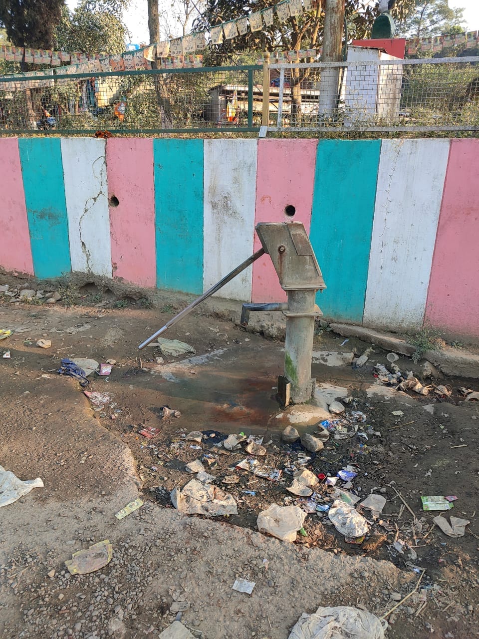 Peoples Demand For Repair of Handpump