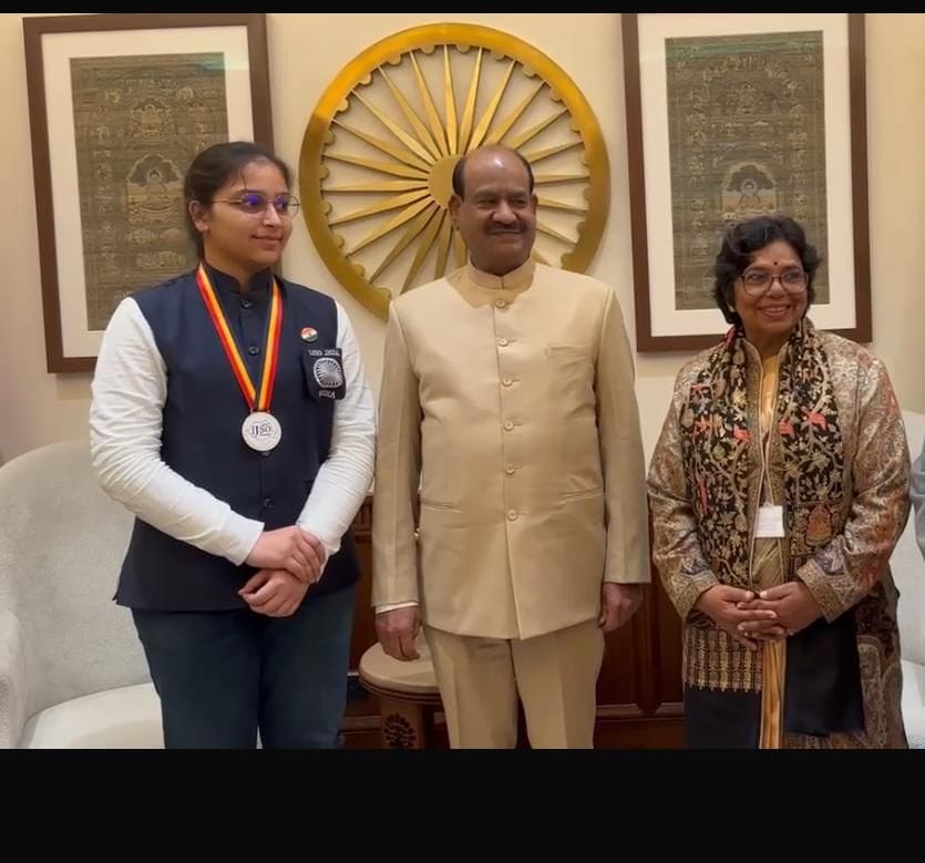 Bhavya honored for winning gold medal