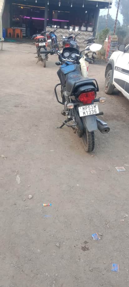 A horrific road accident occurred in Bahri, the bike driver died in the district hospital.