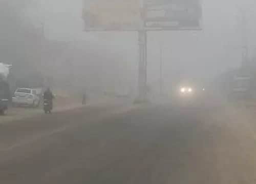 Jalore News: The effect of cold continues in Jalore, fog increased the problems of drivers