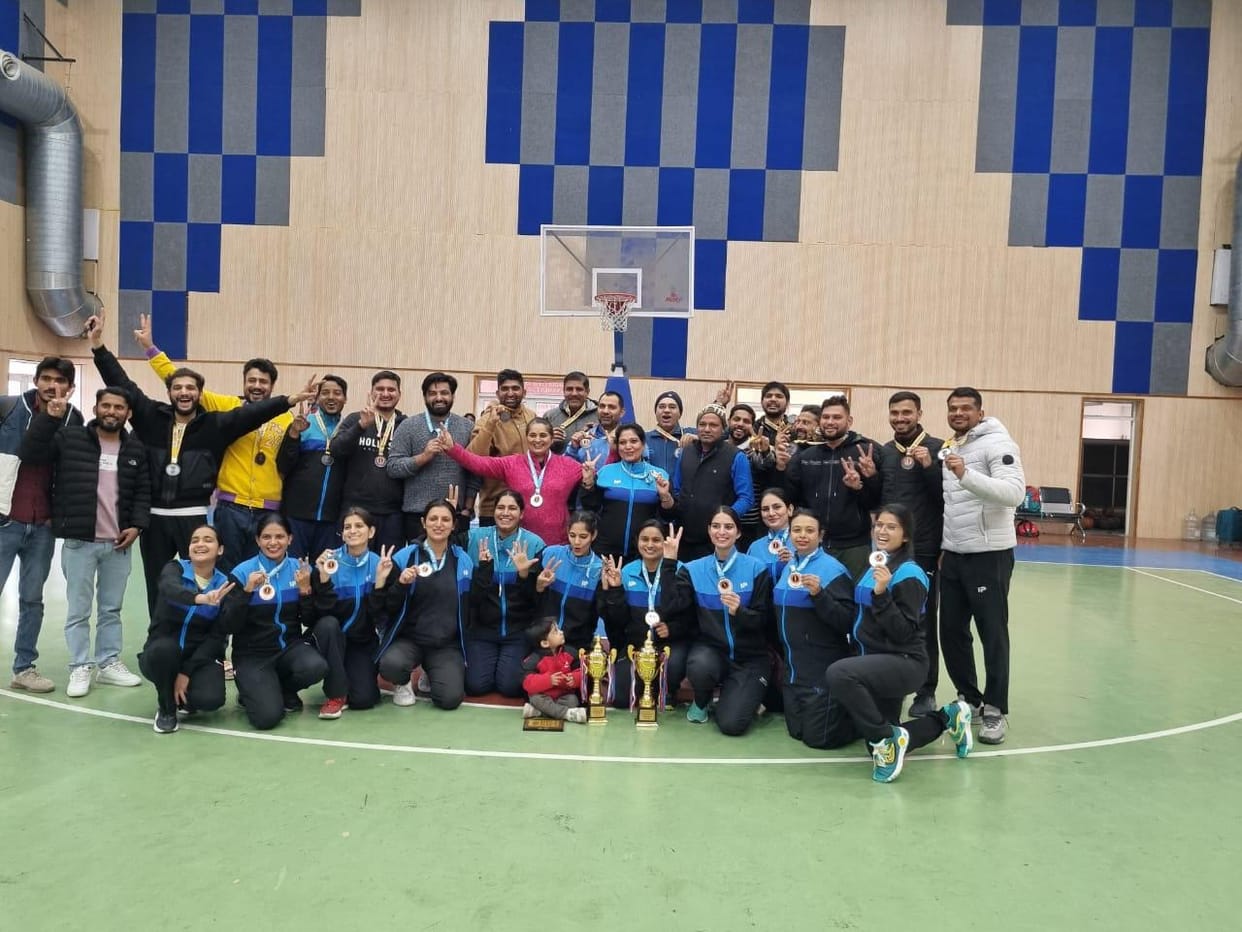 Haryana girls team won silver