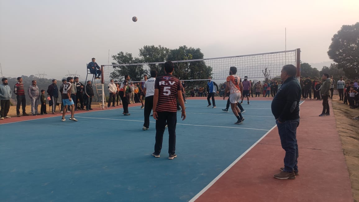 volleyball and badminton final match