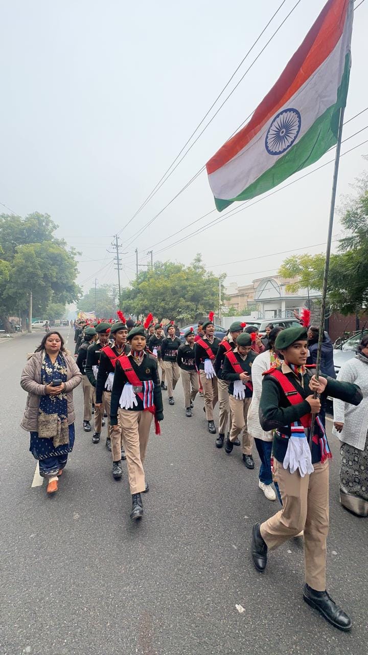 Former students marched on Youth Day