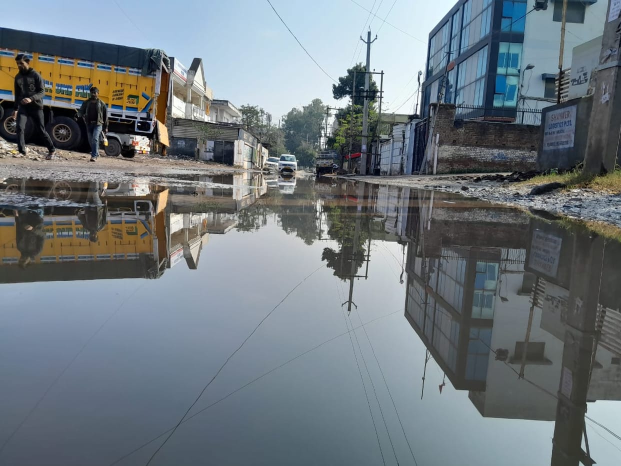 Corporation's roads and streets jammed, cleanliness system exposed after rain