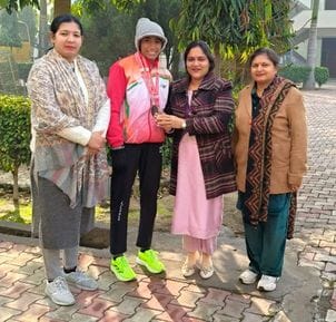 Tamanna won 3 medals in athletics competition