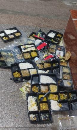 Ruckus among army soldiers after getting spoiled food