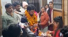Cricketer Amit became a source of inspiration for the youth.