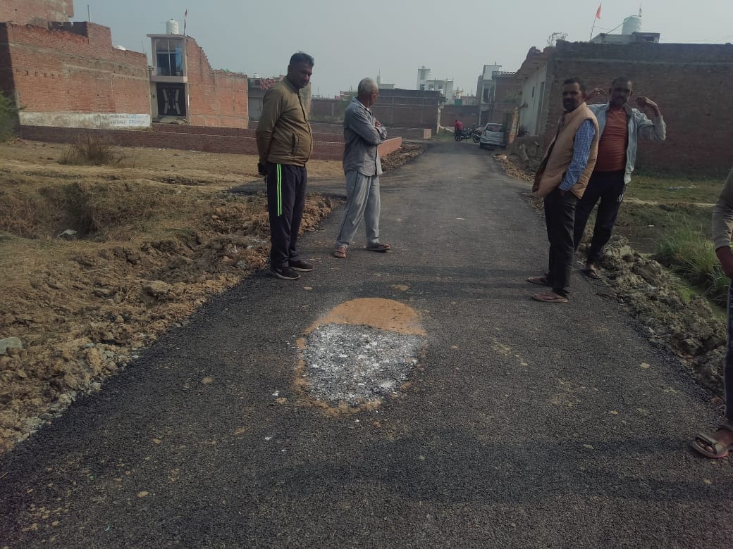 Even after spending one crore, the roads did not last two months