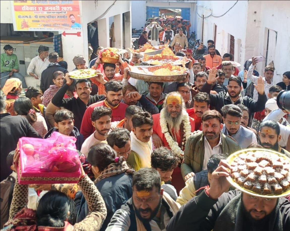 Shakambhari area kept resonating with the chants of Mata