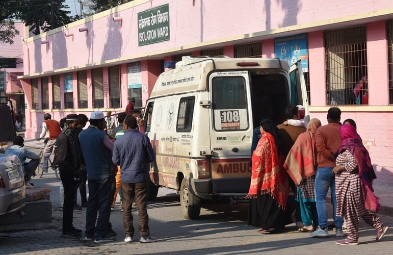 The system's ambulance kept getting stuck, people kept sobbing inside