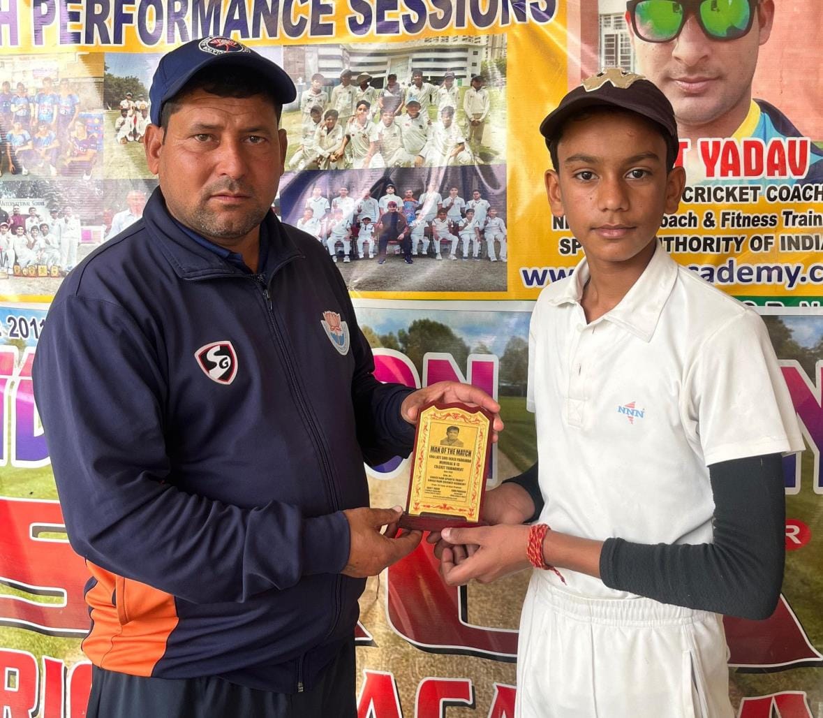 NS Cricket Academy won the match by one wicket