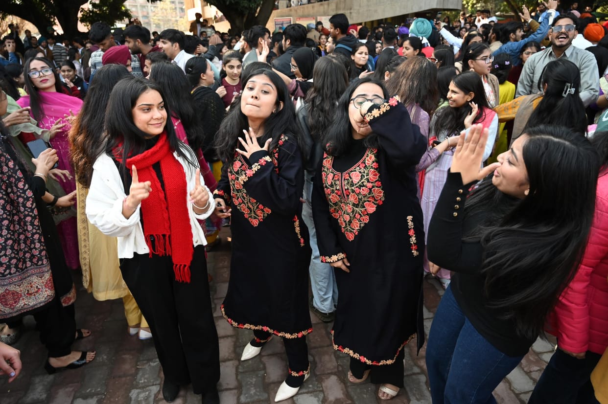 There was a lot of excitement in the city, Lohri was celebrated with dance and singing