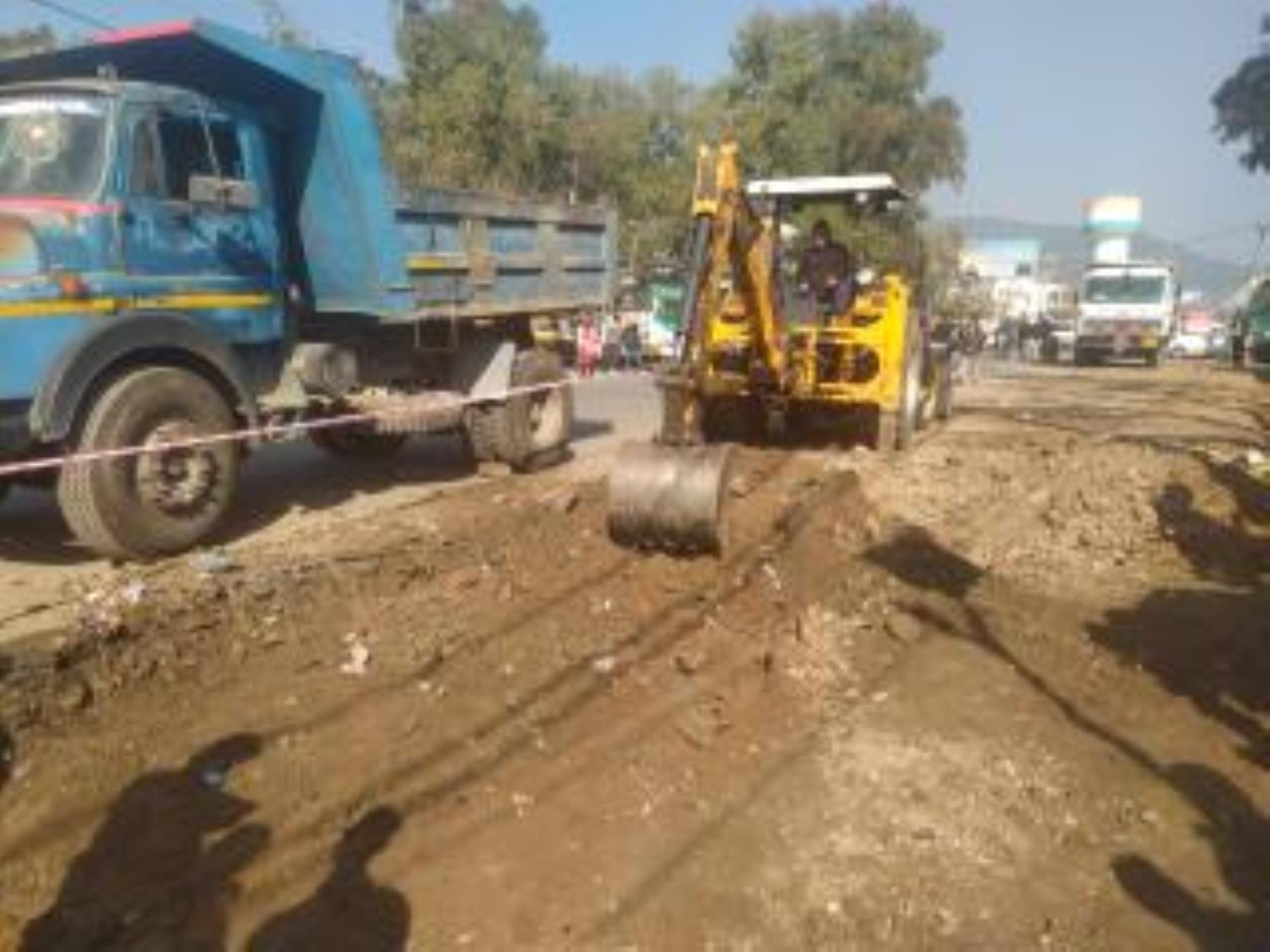 domale to salathia chowk work start