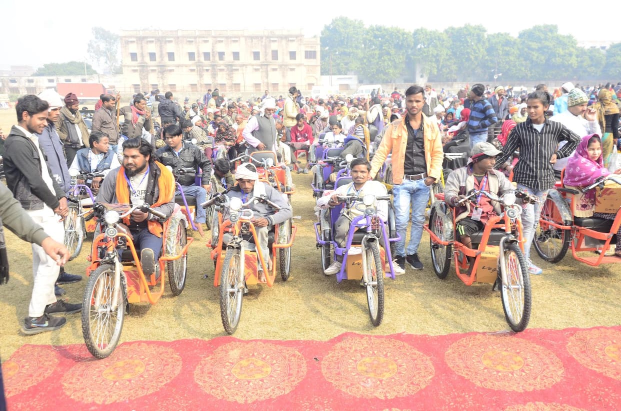 Opportunity for disabled people to get artificial limbs assessment camps held in Lucknow from 22nd to 31st Dec