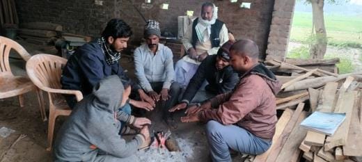 Weather changed, severe cold and fog increased difficulties