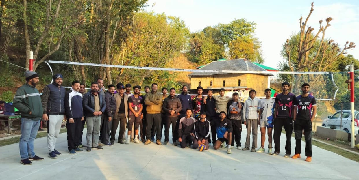Badhani became the winner in volleyball and Mahal's team became the runner up.