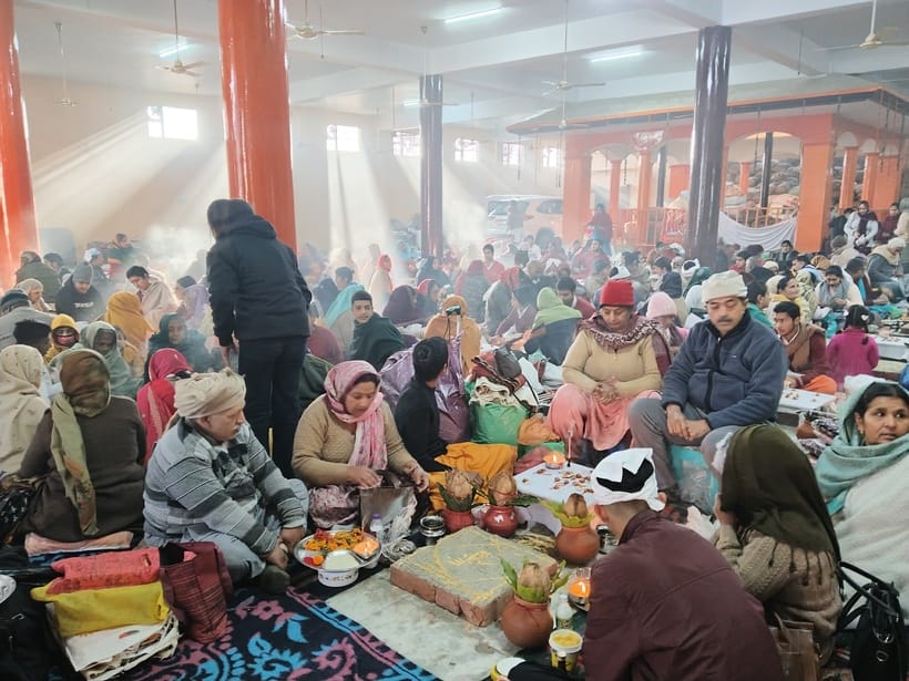 Makar Sankranti celebrated in Dera Baba Rudranand, 150 families observed fast Udyapan