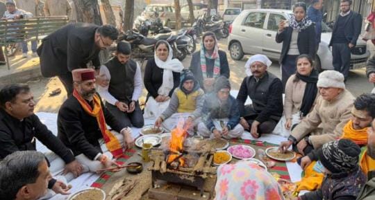 Crowd in temples, took holy bath in Baan Ganga, Kaleshwar, Tatwani, Khichdi served in homes