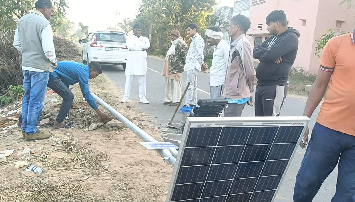 The streets of 15 villages will be illuminated with solar street lights